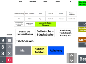 Kassensystem für Reinigung