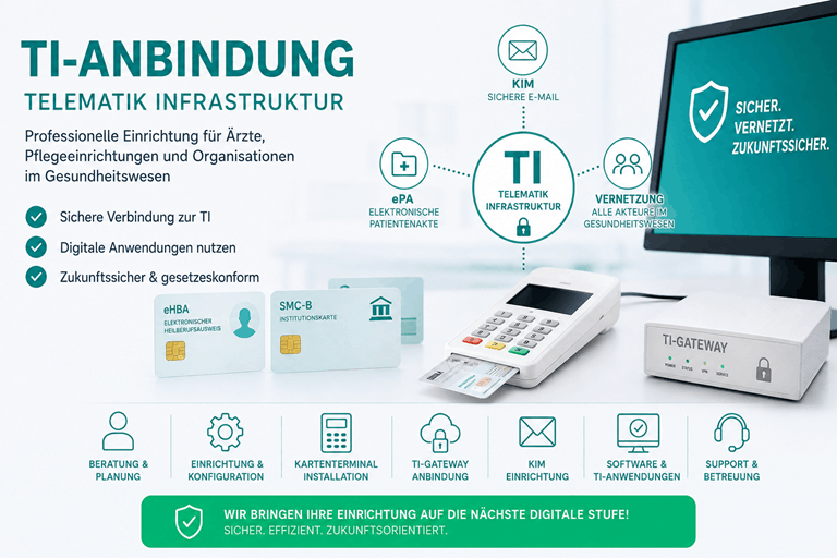 TI-Anbindung einrichten lassen