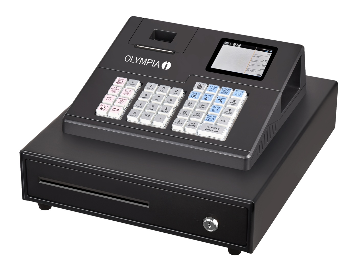Olympia Registrierkasse K100 Kasse für den Handel